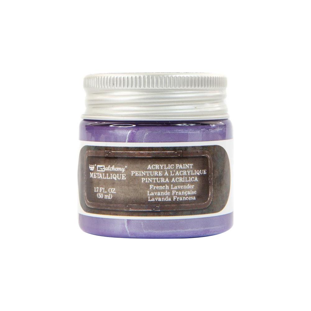Finnabair Art Alchemy Acrylic Paint - Metallique French Lavender