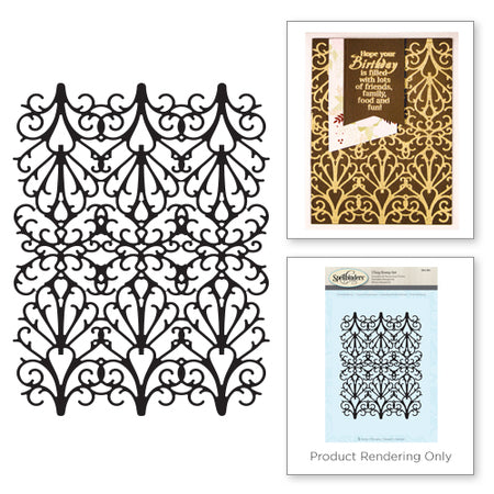 Spellbinders- Fretwork Stamp- SBS-090