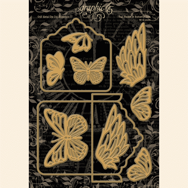 Graphic 45 - Tag Pocket Butterfly Dies