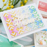 Pinkfresh Studio Hot Foil Plate - Geo Tiles