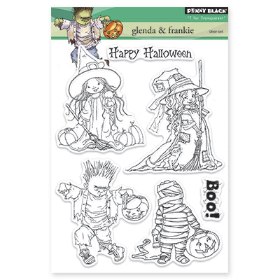 Penny Black Cling Clear Stamps- Glenda & Frankie