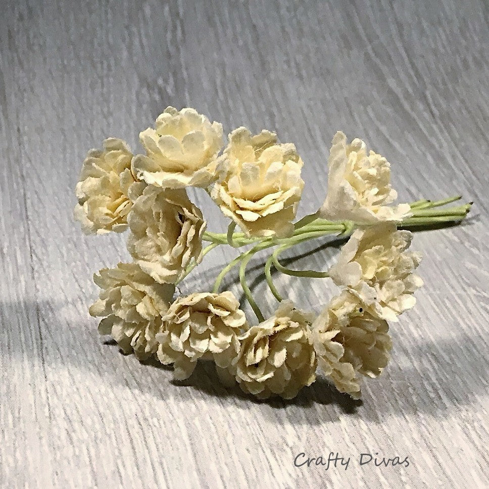 Mulberry Gypsophila Flowers - Buttercream