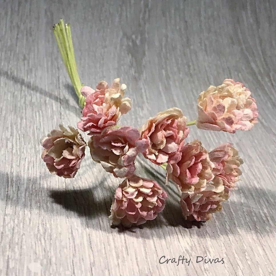 Mulberry Gypsophila Flowers - Shaded Pink