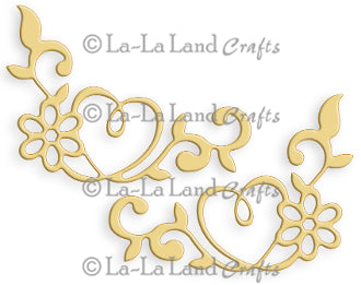 La La Land- Heart Scroll Corners Die (Set of 2)