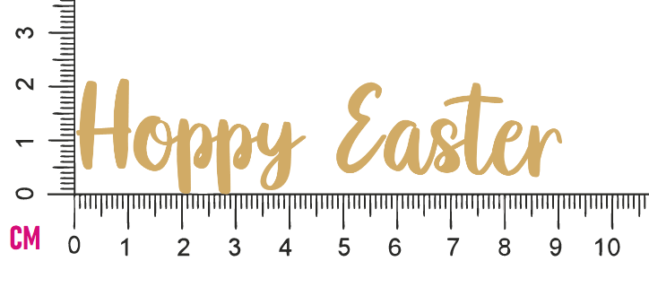 Chipboard Shapes - Hoppy Easter Small