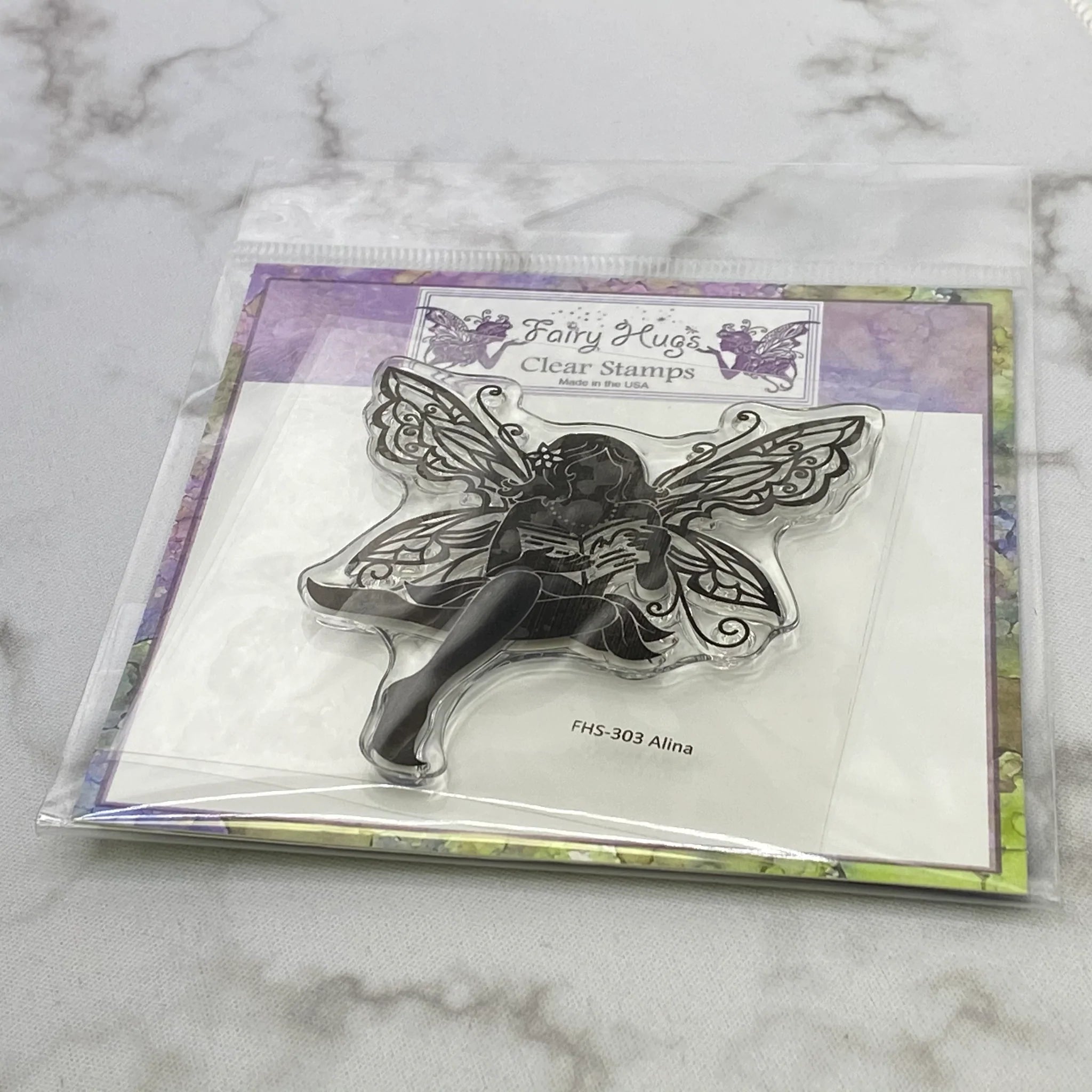 Fairy hugs - Clear Stamp - Alina