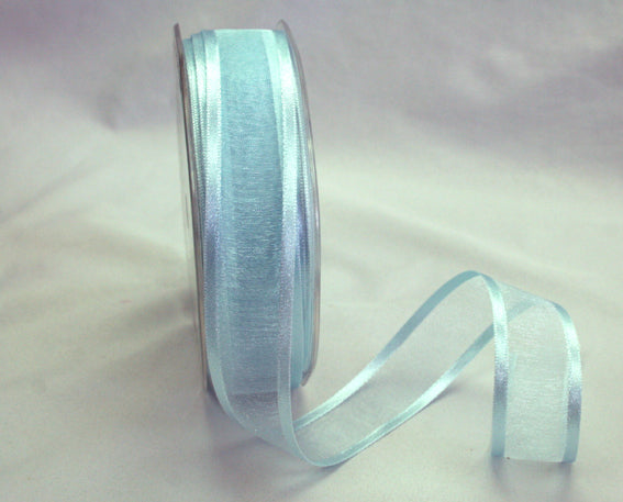 Satin edged Organza- Pale Blue
