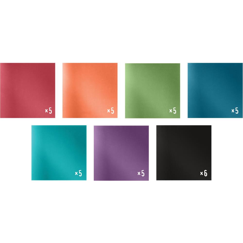Idea-Ology - Paper Stash Kraft Metallic Paper Pad 8X8 - Jewels