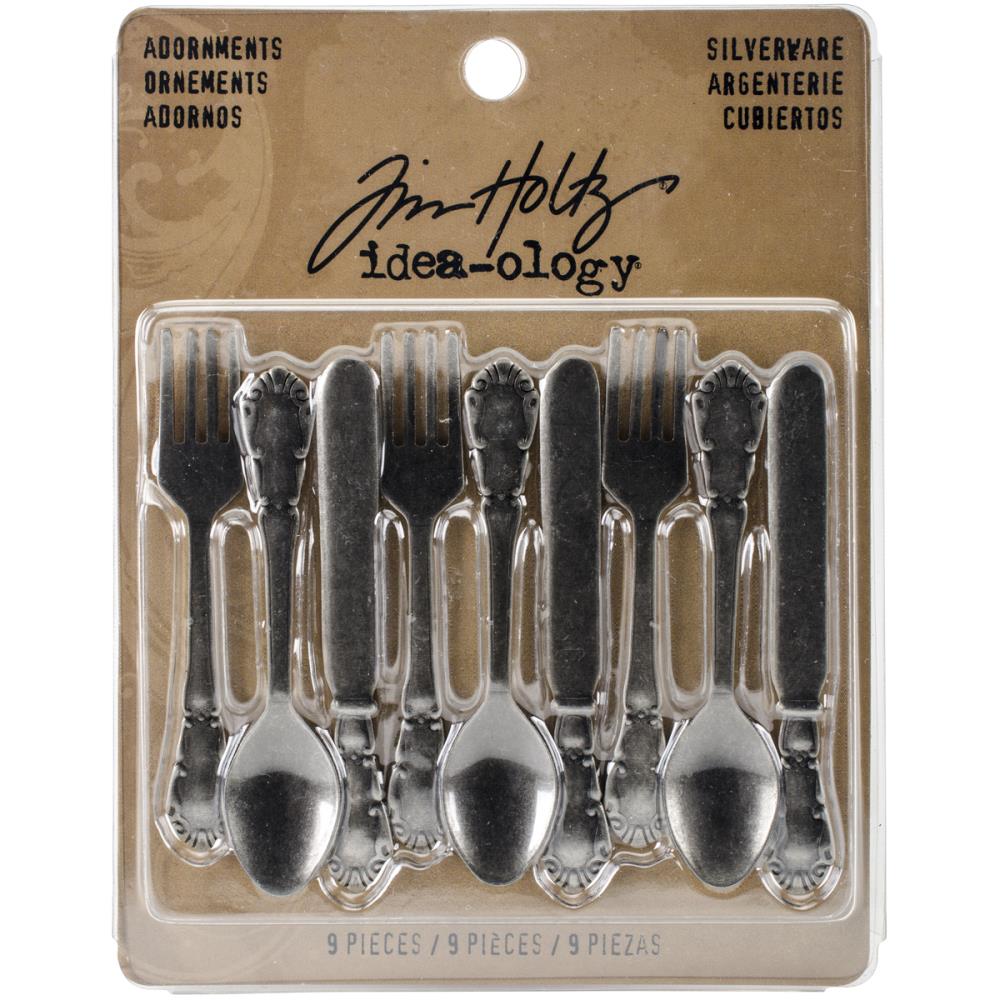 Idea-Ology Metal Adornments - Antique Nickel Silverware