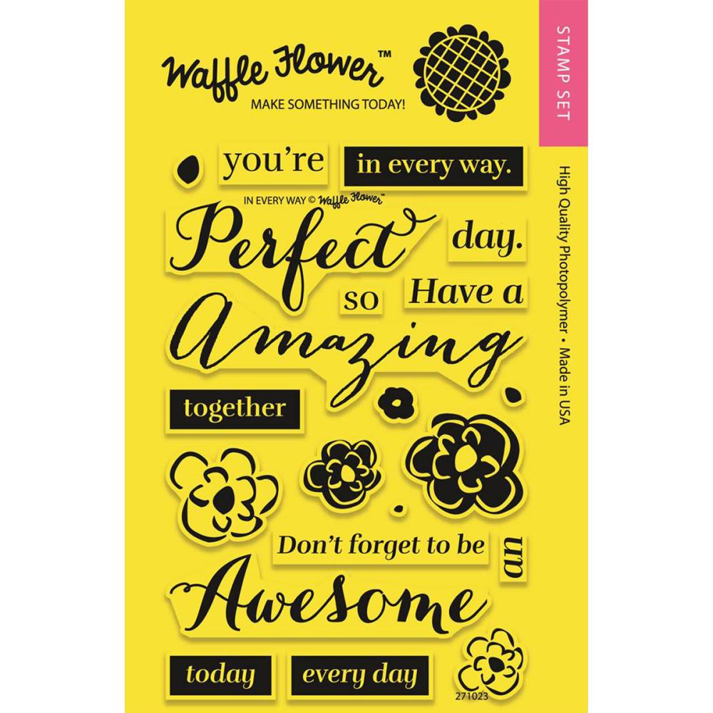 Waffle Flower Clear Stamps- In Every Way