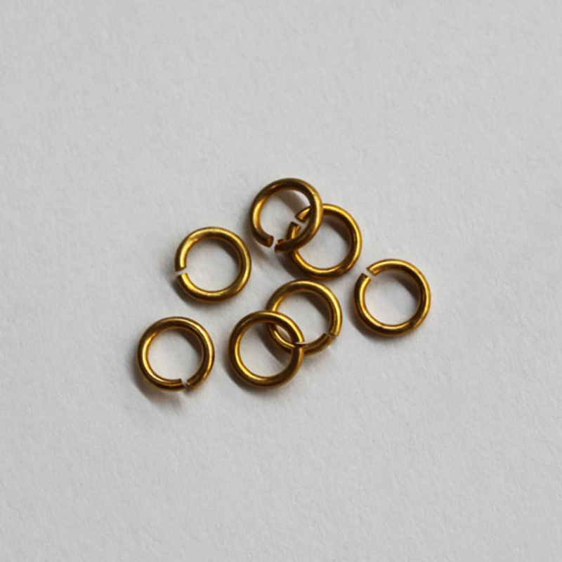 Jump Ring- Small Gold