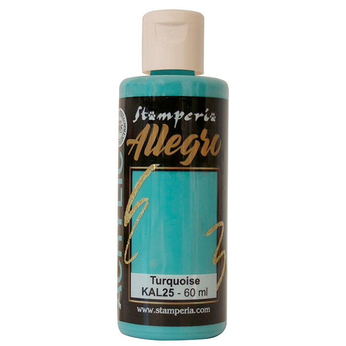 Stamperia Allegro Paint - Turquoise