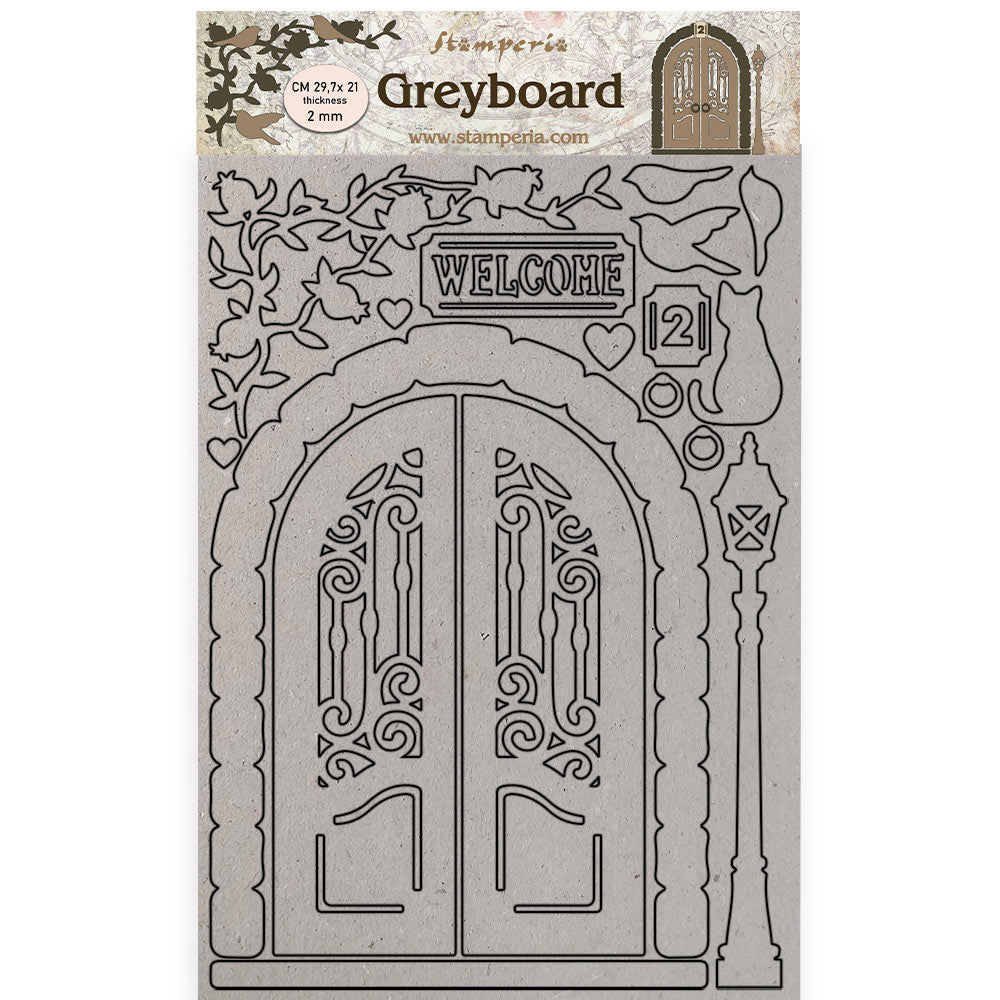 Stamperia Grayboard - Casa Granada Welcome Door