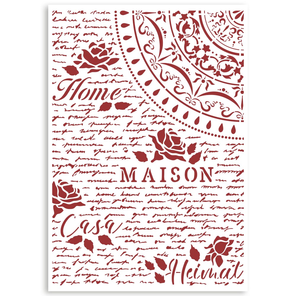 Stamperia Stencil - Casa Granada Home Maison