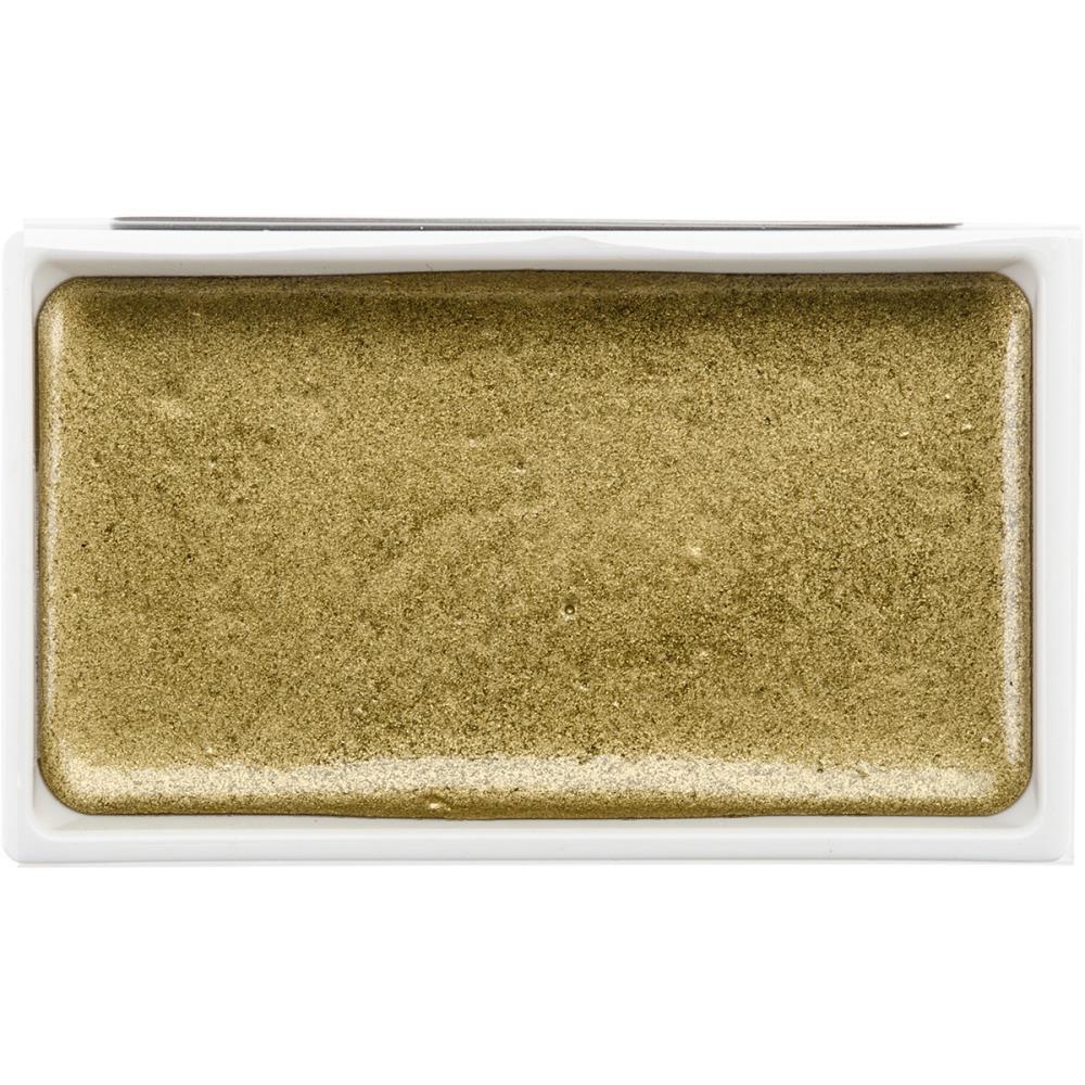 Kuretake Gansai Tambi Single Color Pan - Bluish Gold