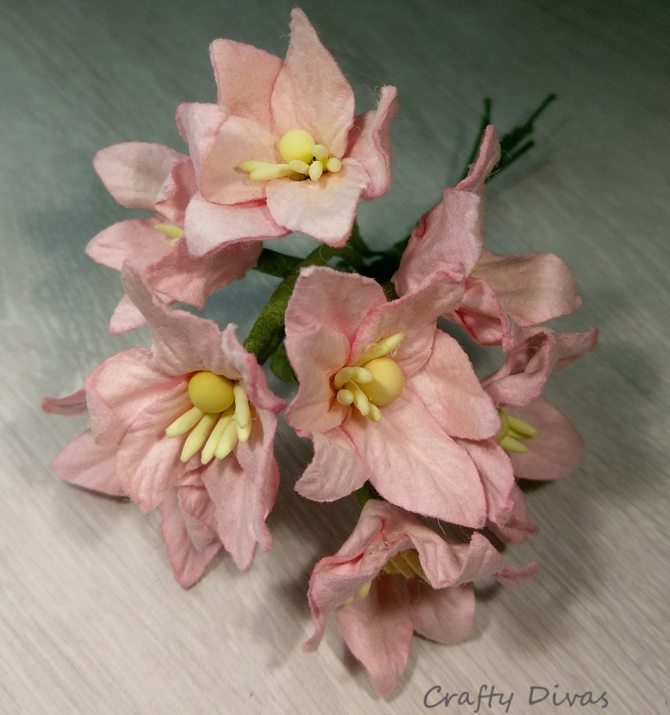 Mulberry Lily Flowers- Baby Pink