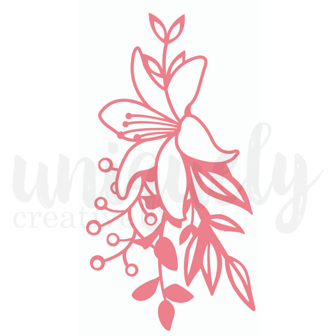 Uniquely Creative - Lilly Bouquet Die.