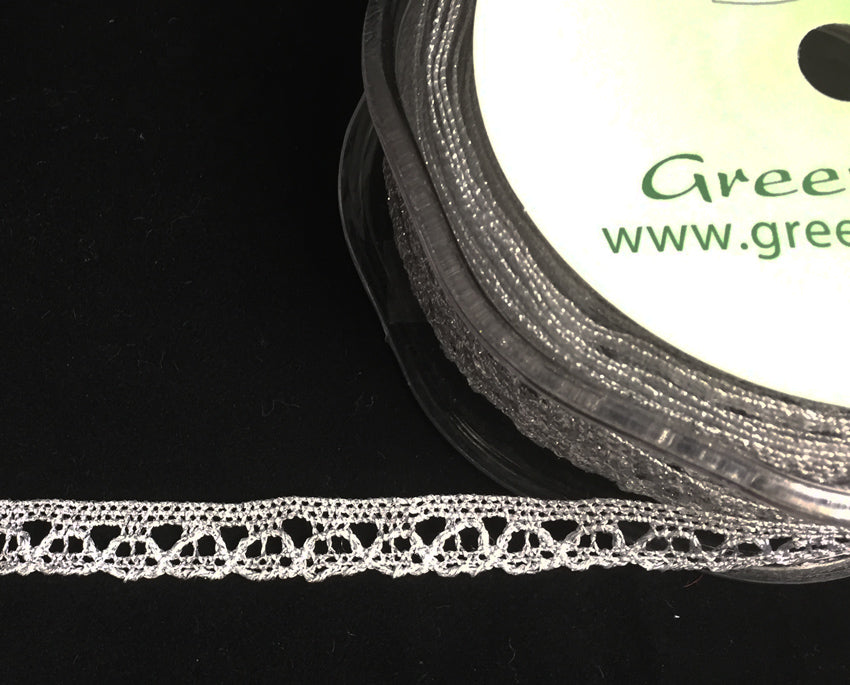 Lurex Lace- Silver