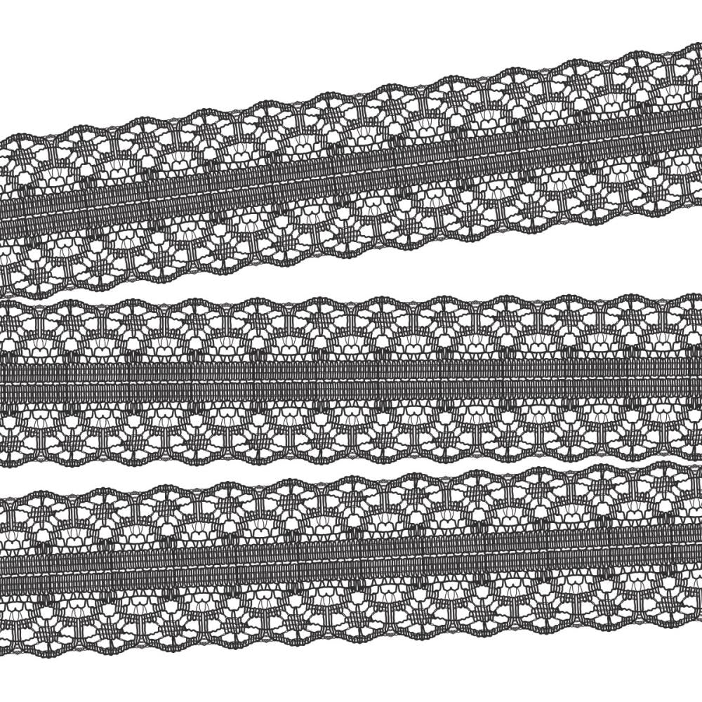 Ultimate Crafts - Magnolia Lane Ribbon - Black