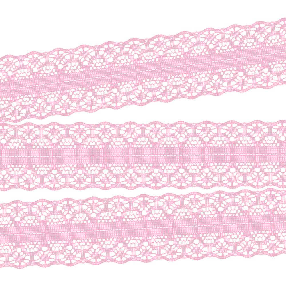 Ultimate Crafts- Magnolia Lane Ribbon- Pink