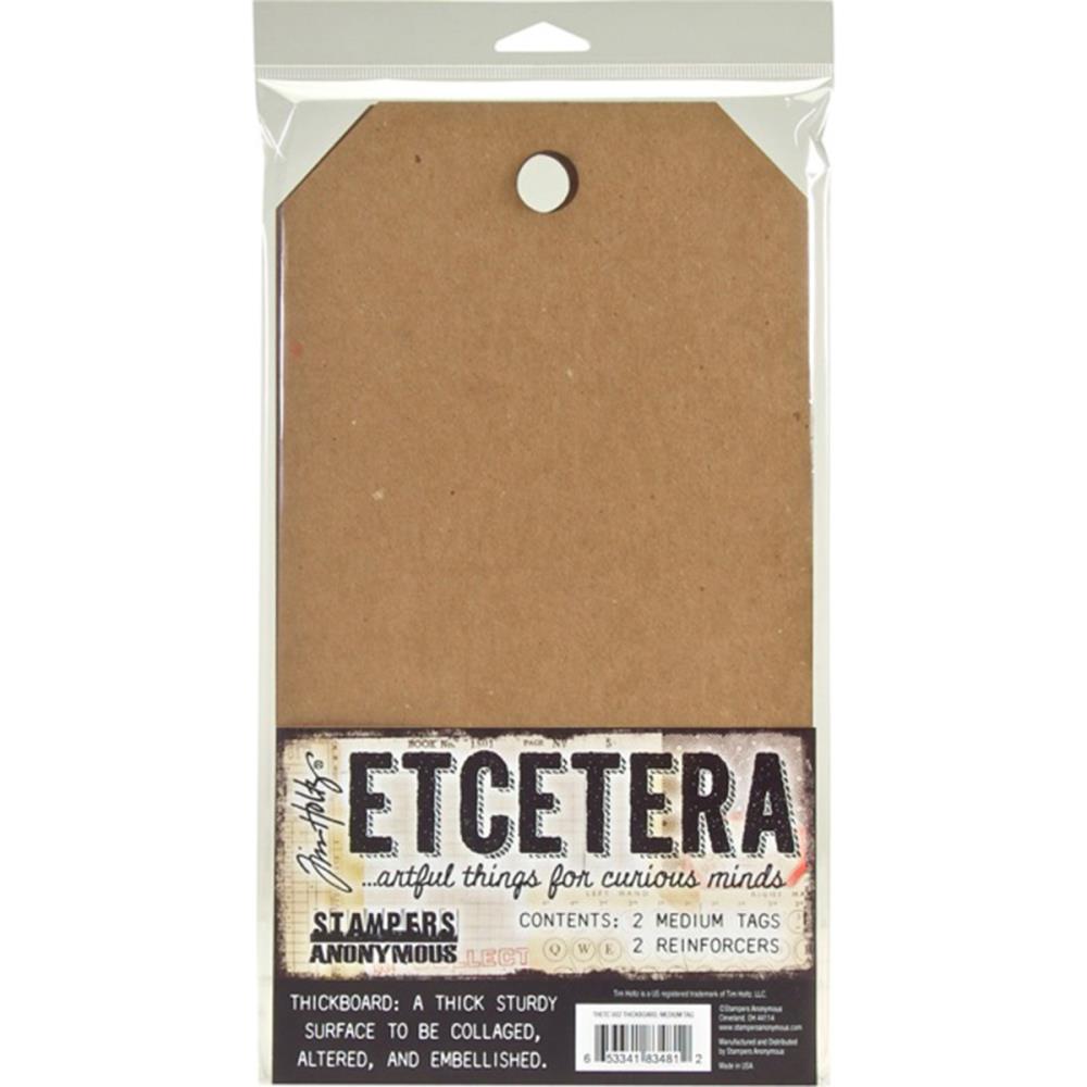 Tim Holtz- Etcetera- Medium Tag 2pk