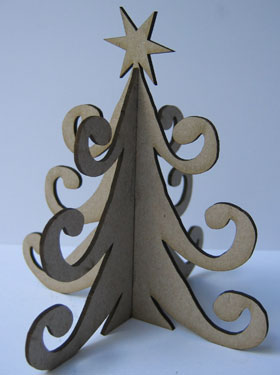 Mini 3D Christmas Trees