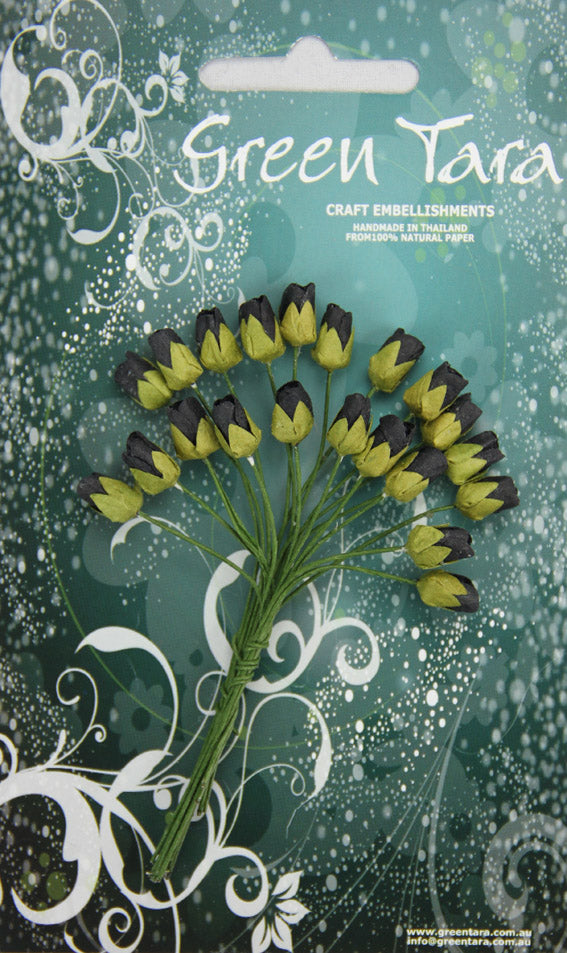 Mini Rosebuds - Black