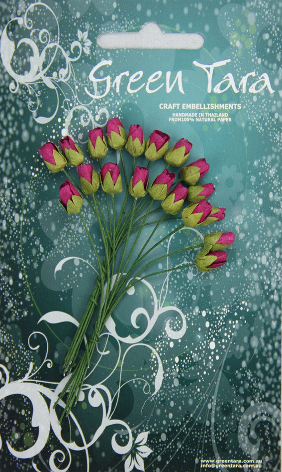 Mini Rosebuds - Fuschia