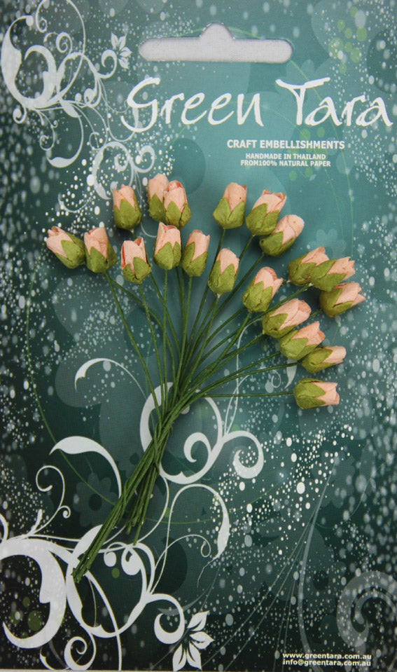 Mini Rosebuds - Peach