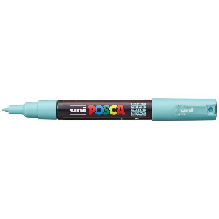 POSCA 1M Extra Fine Tip 0.7mm - Aqua Green