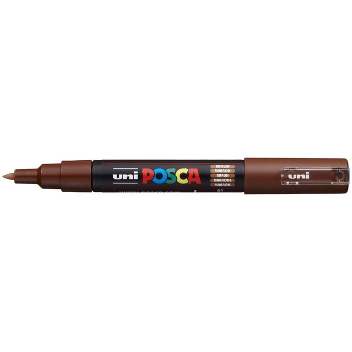 POSCA 1M Extra Fine Tip 0.7mm - Brown