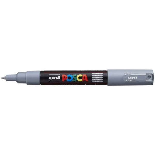 POSCA 1M Extra Fine Tip 0.7mm - Grey