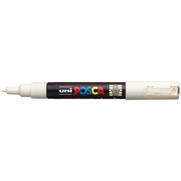 POSCA 1M Extra Fine Tip 0.7mm - Ivory