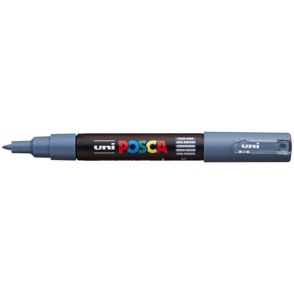 POSCA 1M Extra Fine Tip 0.7mm - Slate Grey