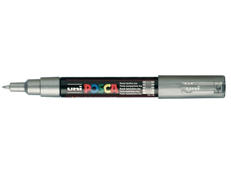 POSCA 1M Extra Fine Tip 0.7mm - Silver