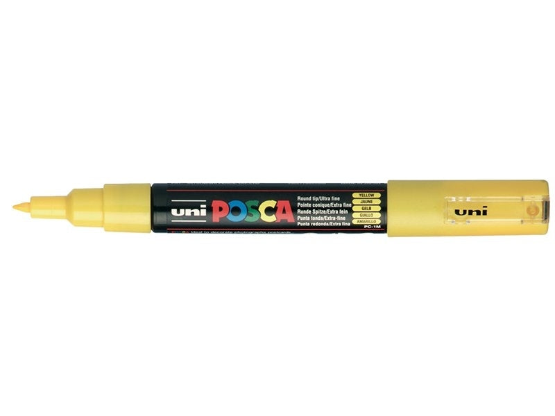 POSCA 1M Extra Fine Tip 0.7mm - Yellow