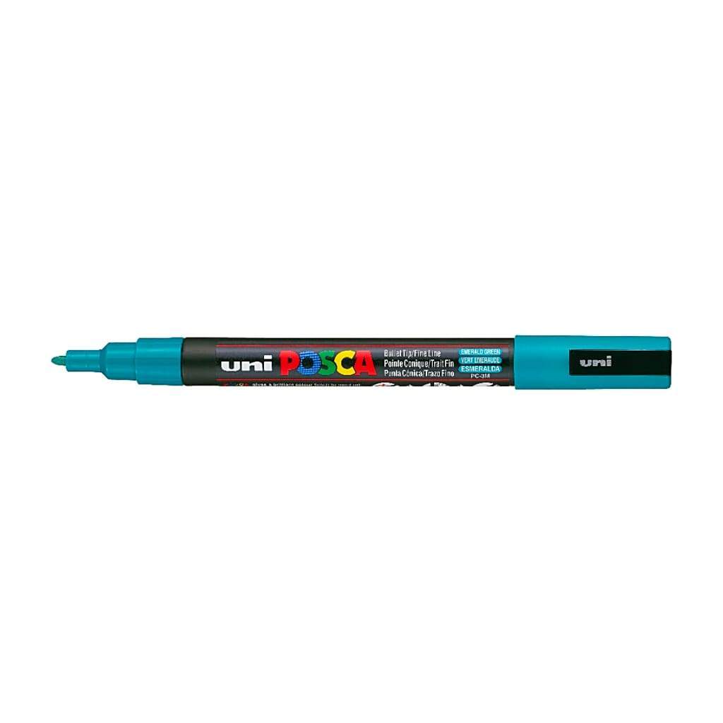 POSCA 3M Fine Bullet Tip Pen - Emerald Green