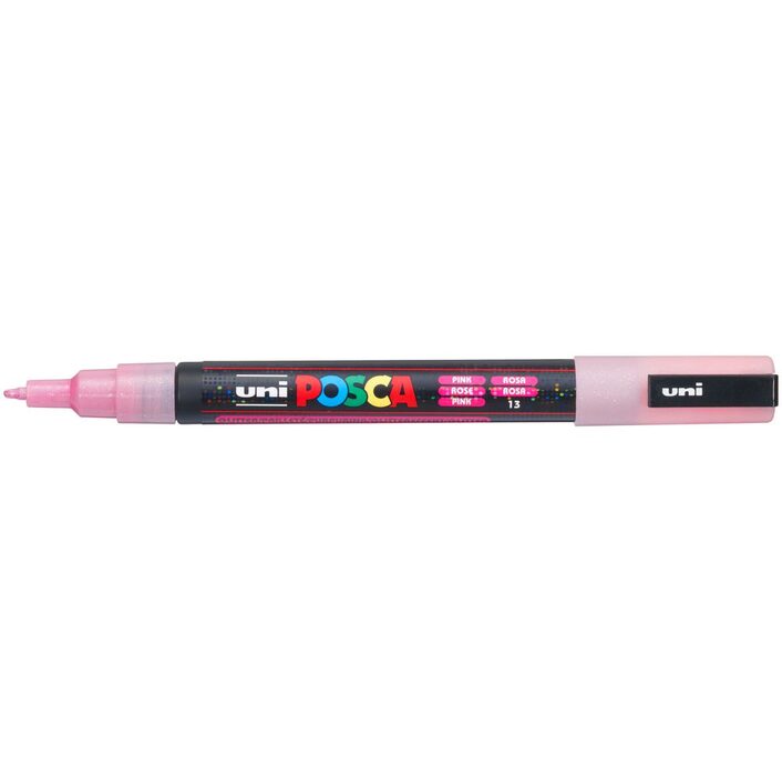 POSCA 3M Fine Bullet Tip Pen - Glitter Pink
