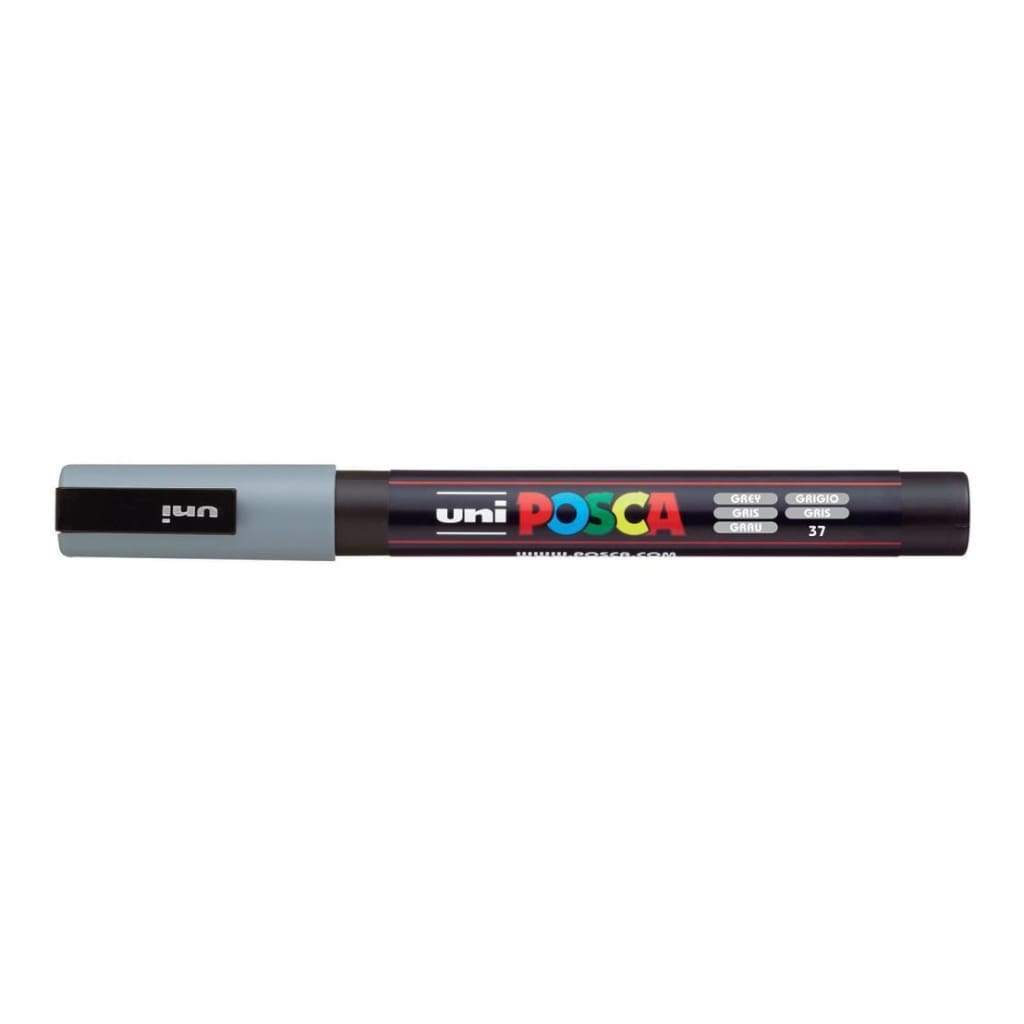 POSCA 3M Fine Bullet Tip Pen - Grey