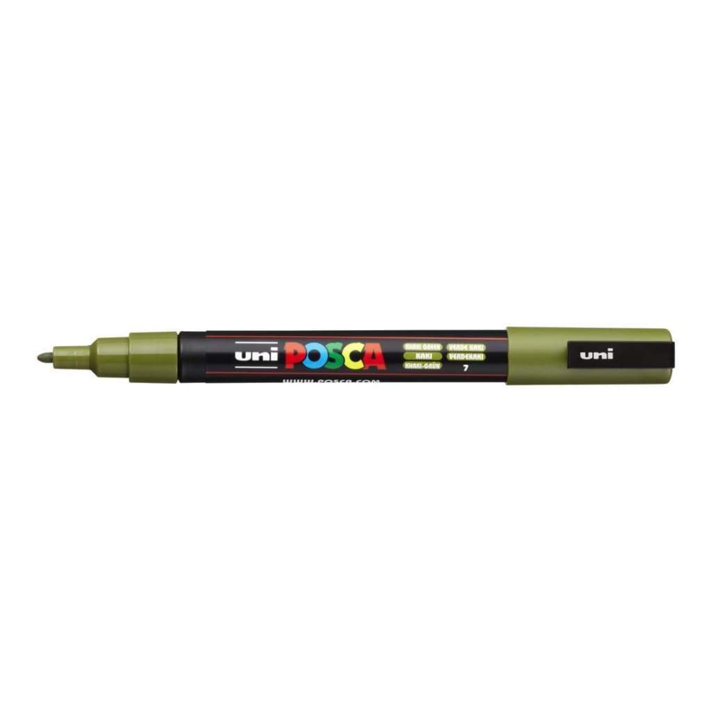 POSCA 3M Fine Bullet Tip Pen - Khaki Green