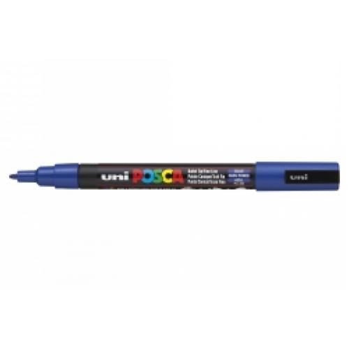 POSCA 3M Fine Bullet Tip Pen - Navy Blue