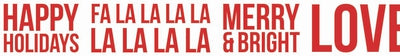 Printed Tape - Fa La La La