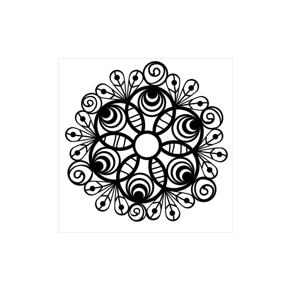 Crafter's Workshop Template 6X6 - Peacock Doily