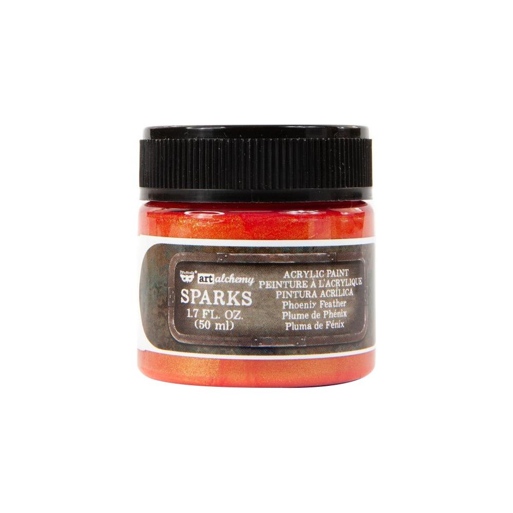Finnabair Art Alchemy Sparks Acrylic Paint - Phoenix Feather