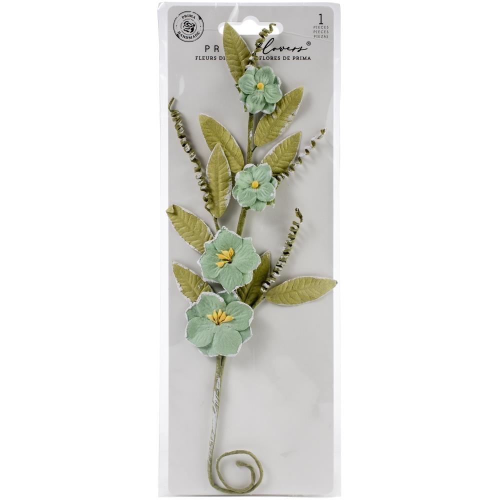 Prima Marketing Mulberry Paper Flowers - Aventurine Pretty Mosaic
