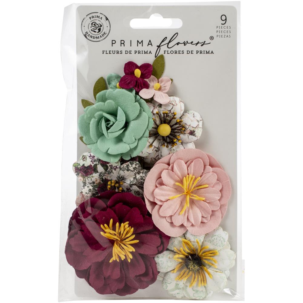 Prima Marketing Paper Flowers - Emerald Dream Pretty Mosaic