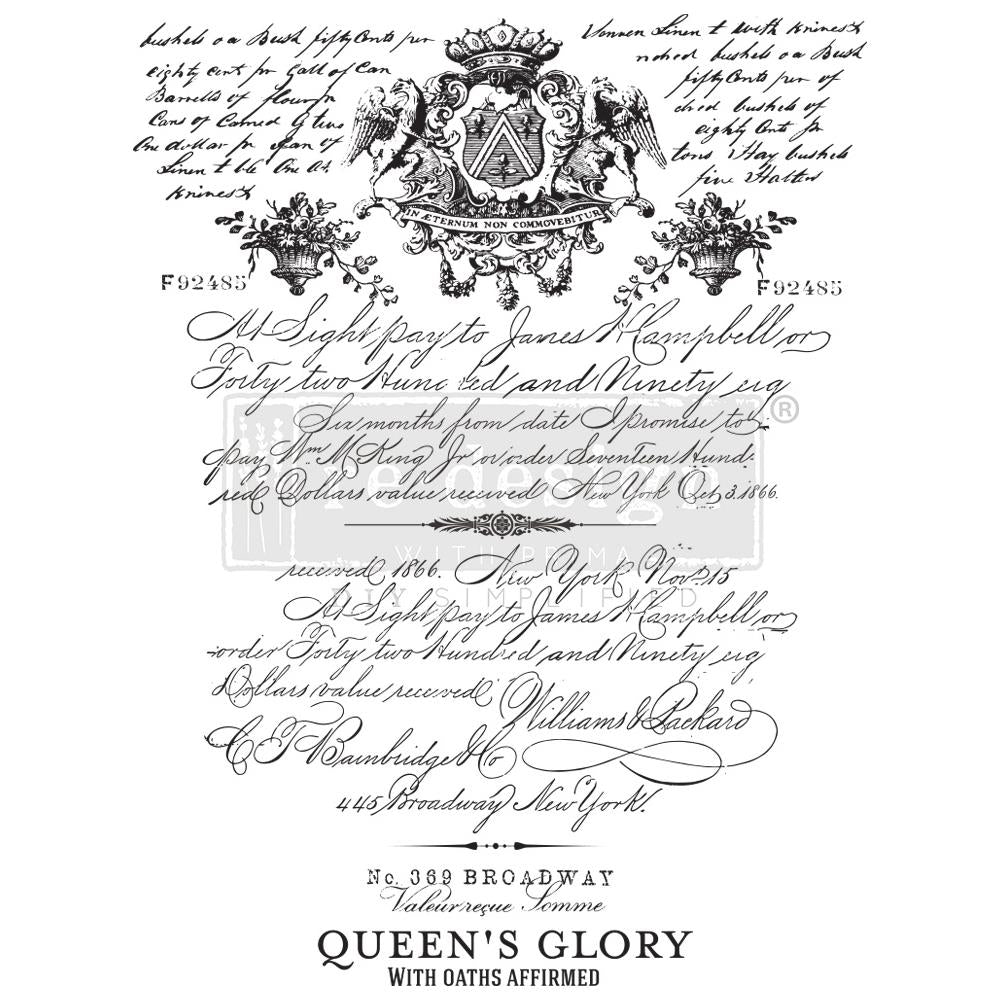 Prima Re-Design Decor Transfer - Parisian Letter