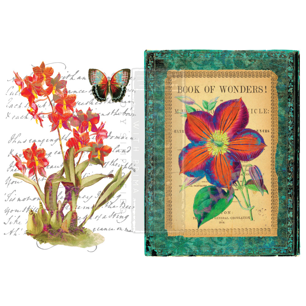 Prima Re-Design Decor Transfer - Wondrous Flora