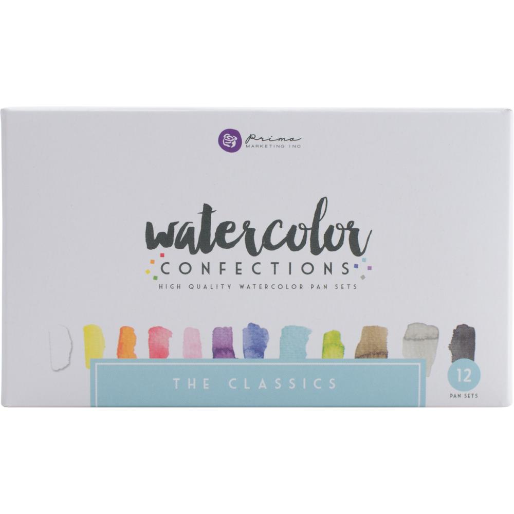 Prima Watercolor Confections Watercolor Pans - The Classics