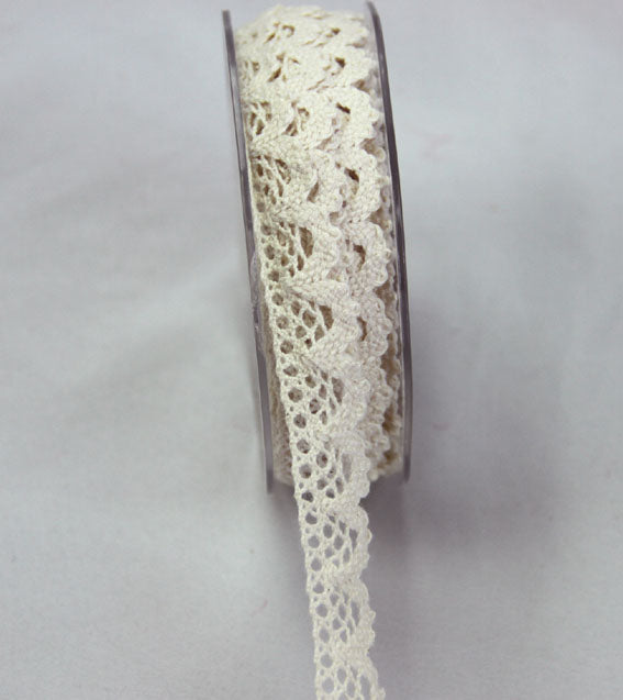 Lace Ribbon - 18mm Cream
